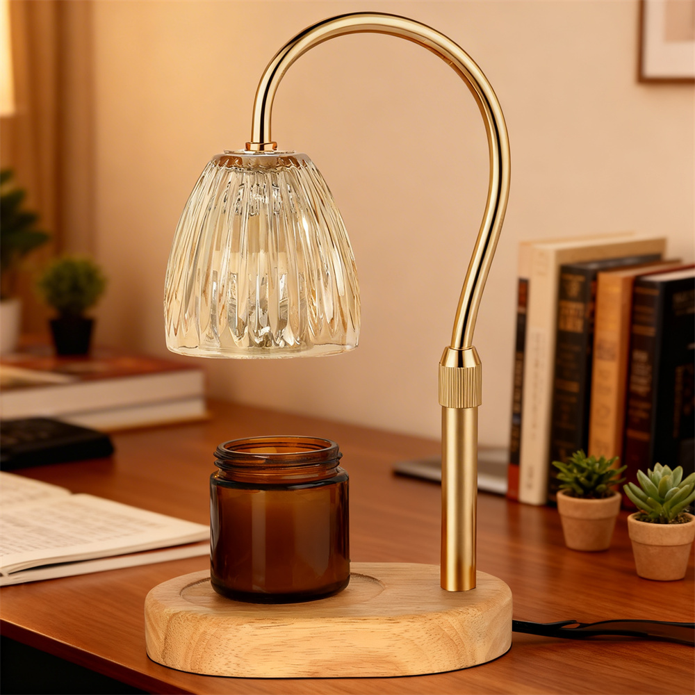 Holiday Candle Set - Candle Warmer Lamp with Timer, Dimmable