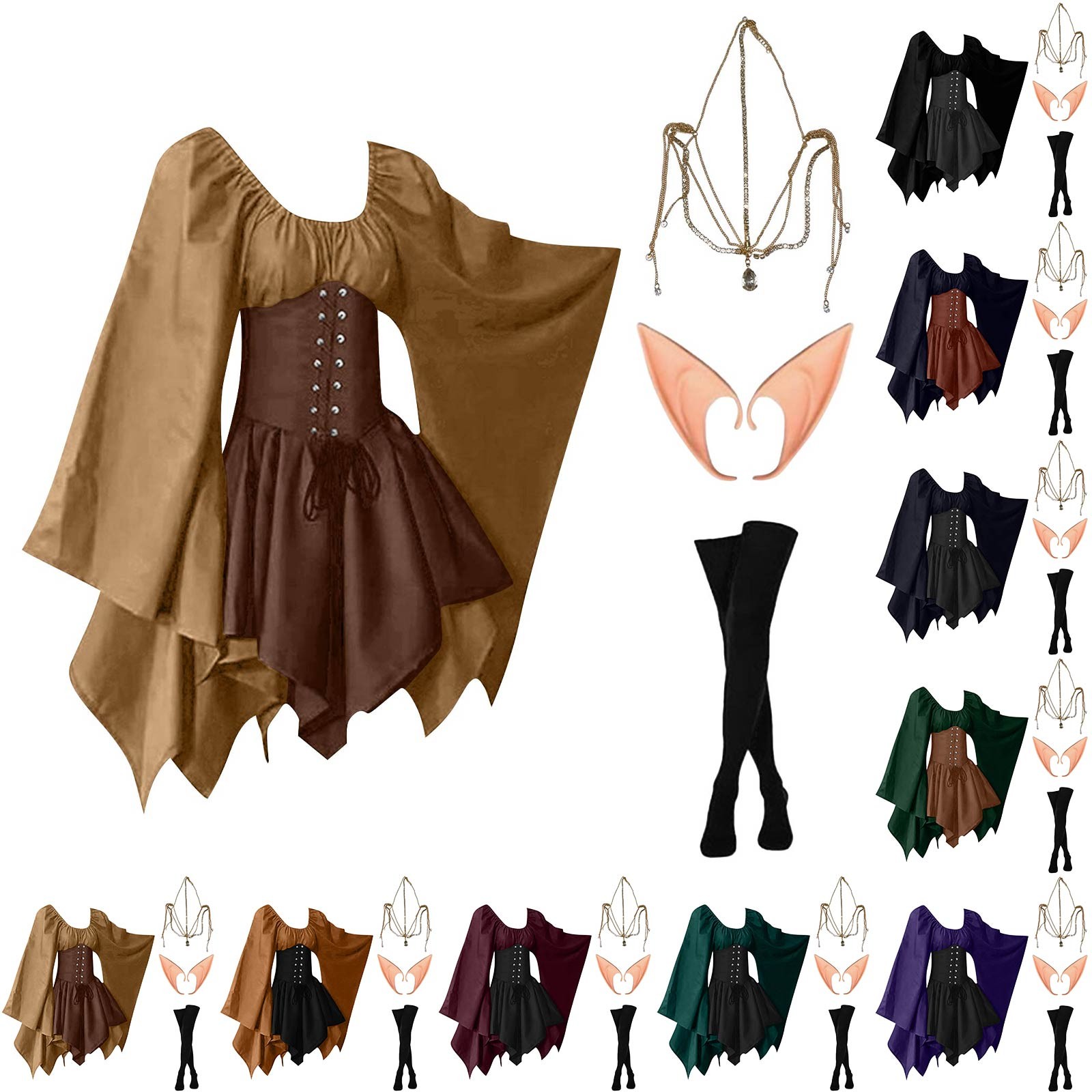 Halloween Cosplay Palace Victo - Elf Costume Christmas 리뷰 및 가격