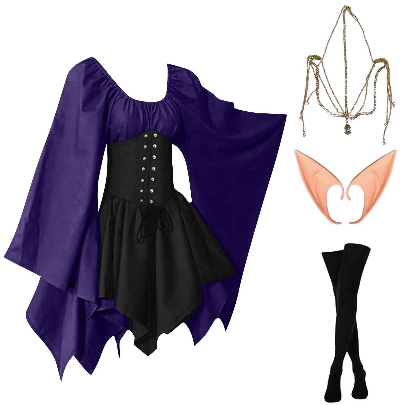 Halloween Cosplay Palace Victo - Elf Costume Christmas 리뷰 및 가격