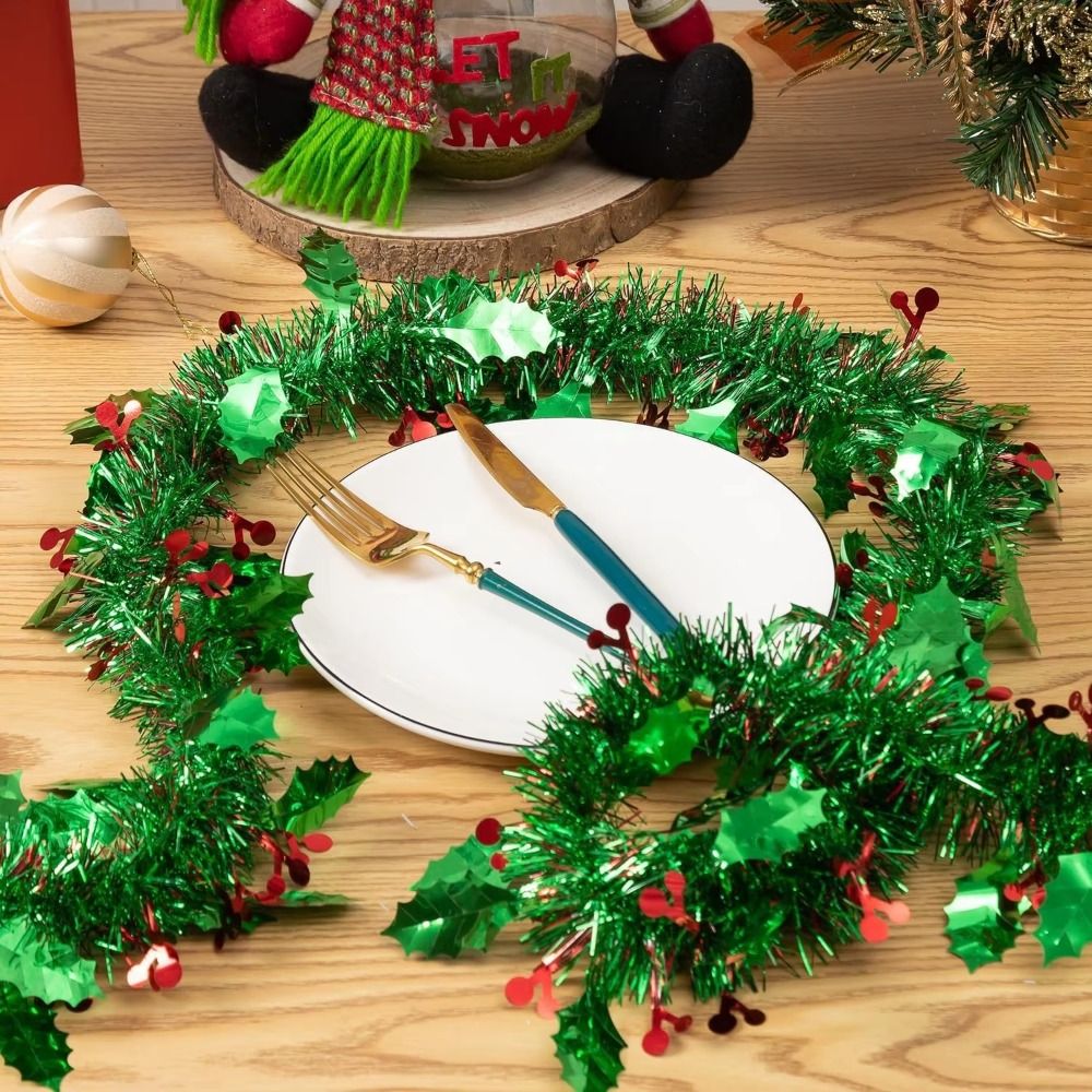 2PCS Reusable 2M Christmas Gar - Tinsel Garland Decoration 리뷰 및 가격