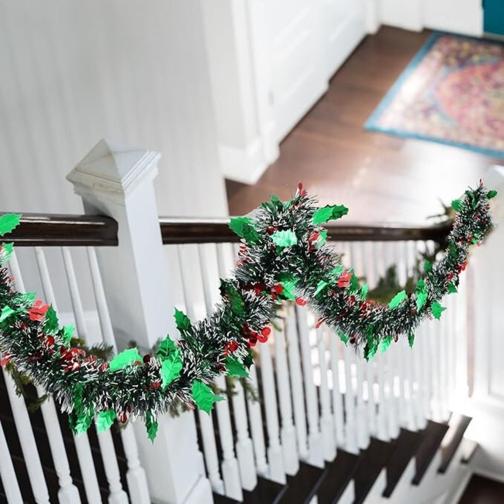 2PCS Reusable 2M Christmas Gar - Tinsel Garland Decoration 리뷰 및 가격