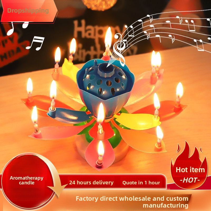 Romantic Happy Birthday Musica - Holiday Candle Set 리뷰 및 가격