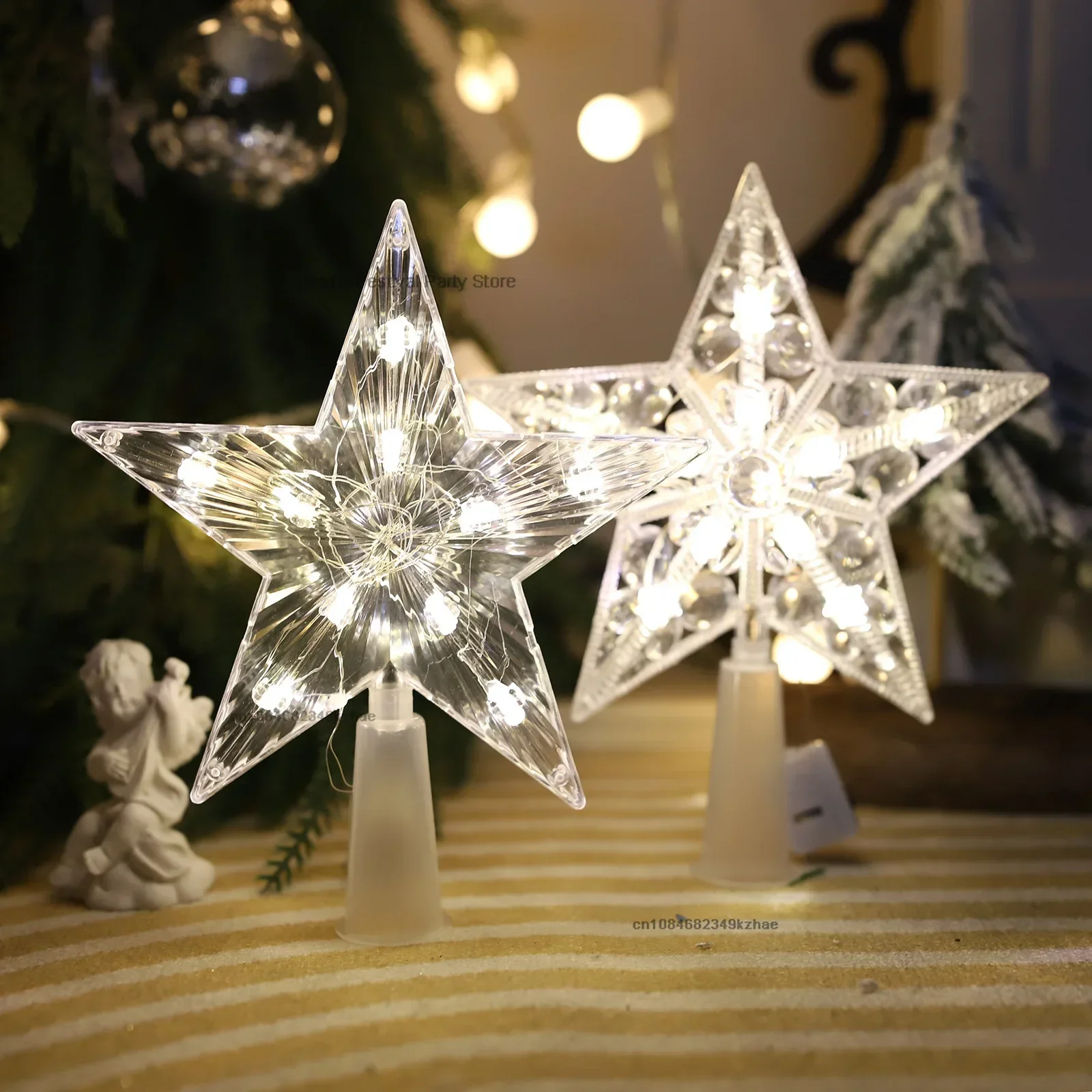 15CM LED Christmas Tree Orname - Star Tree Topper 리뷰 및 가격