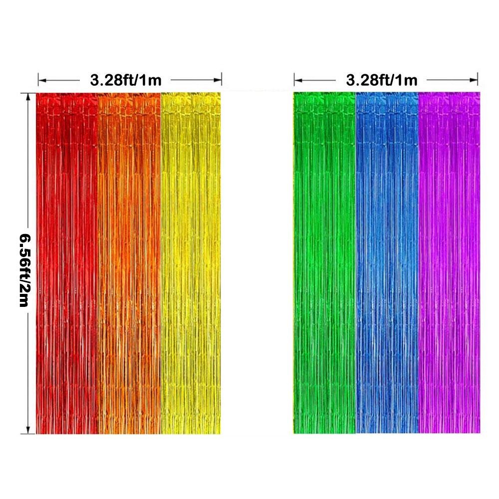 Party Backdrop Fringe Tinsel C - Tinsel Garland Decoration 리뷰 및 가격