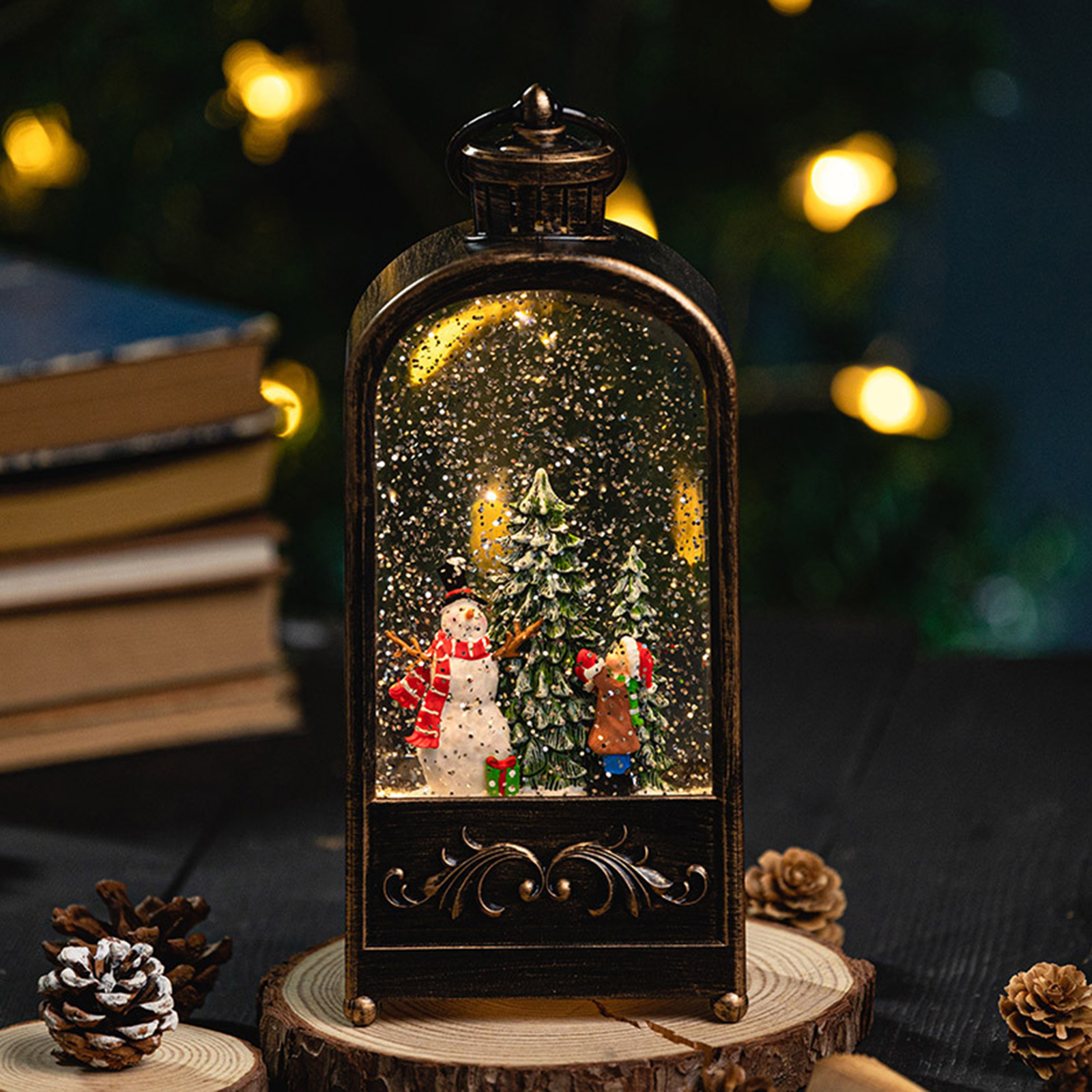 Christmas Decorations Wind Lan - Snow Globe Musical 리뷰 및 가격