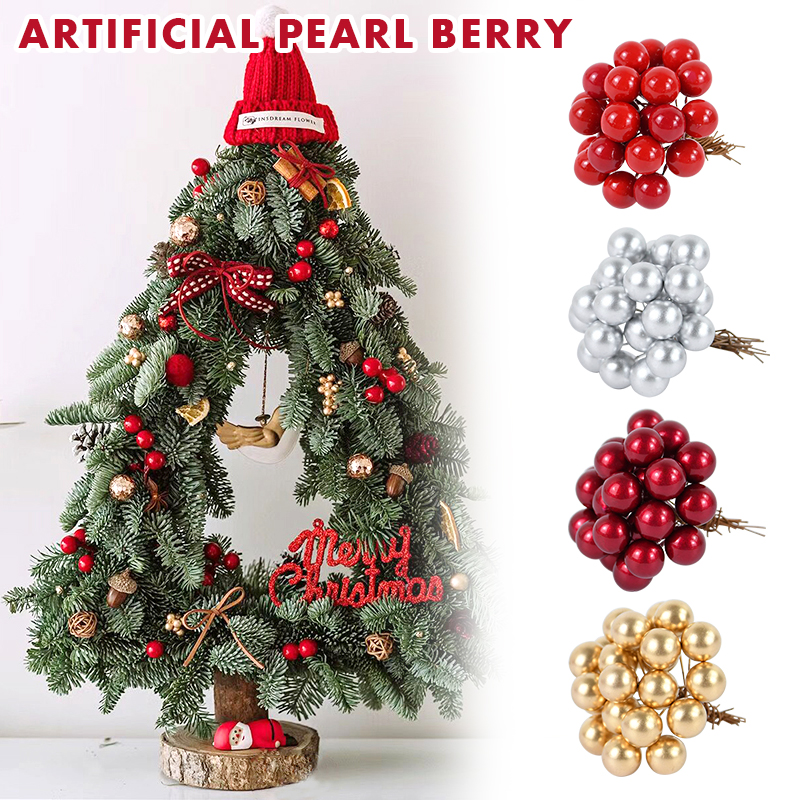 100/200pcs Pearl Stamens Mini  - Christmas Wreath Fake 리뷰 및 가격