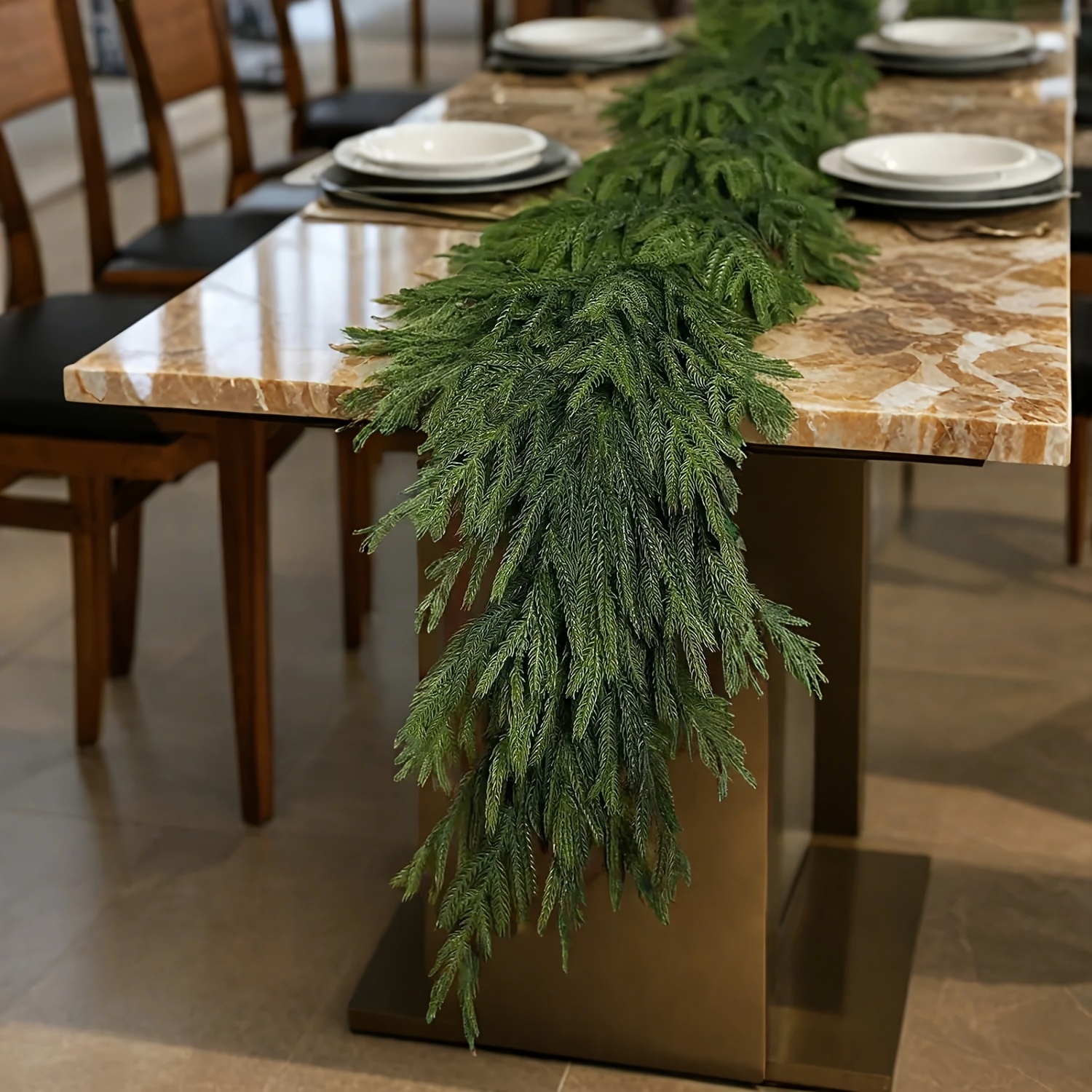 1pc Artificial Norfolk Pine Ch - Christmas Wreath Fake 리뷰 및 가격