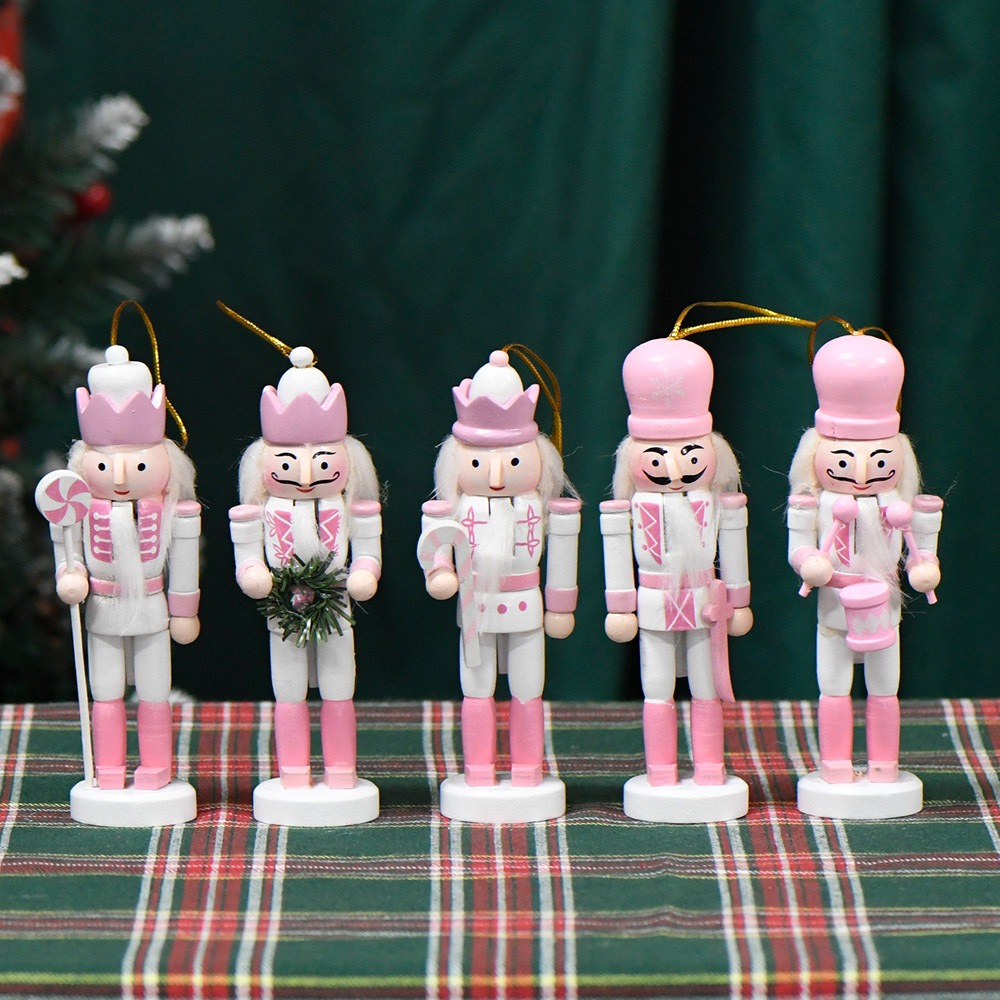 5PCS Macarone Powder Christmas - Nutcracker Figurine 리뷰 및 가격