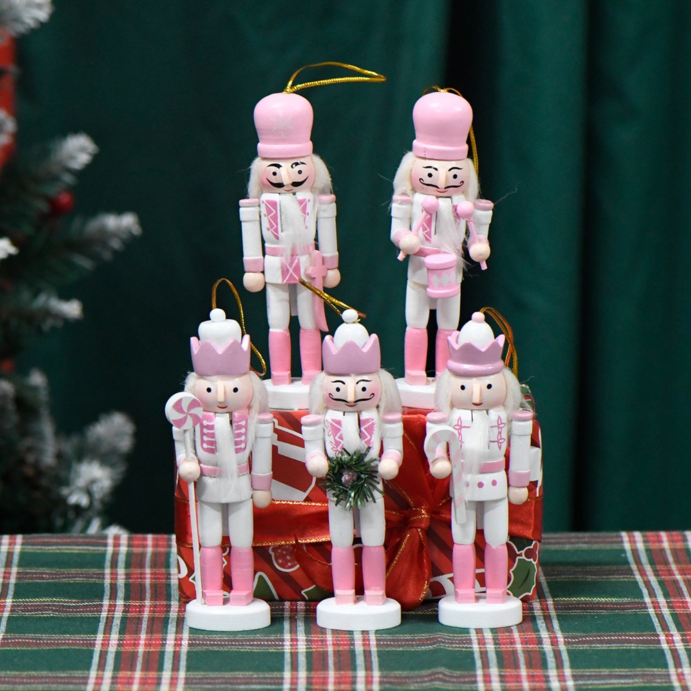 5PCS Macarone Powder Christmas - Nutcracker Figurine 리뷰 및 가격