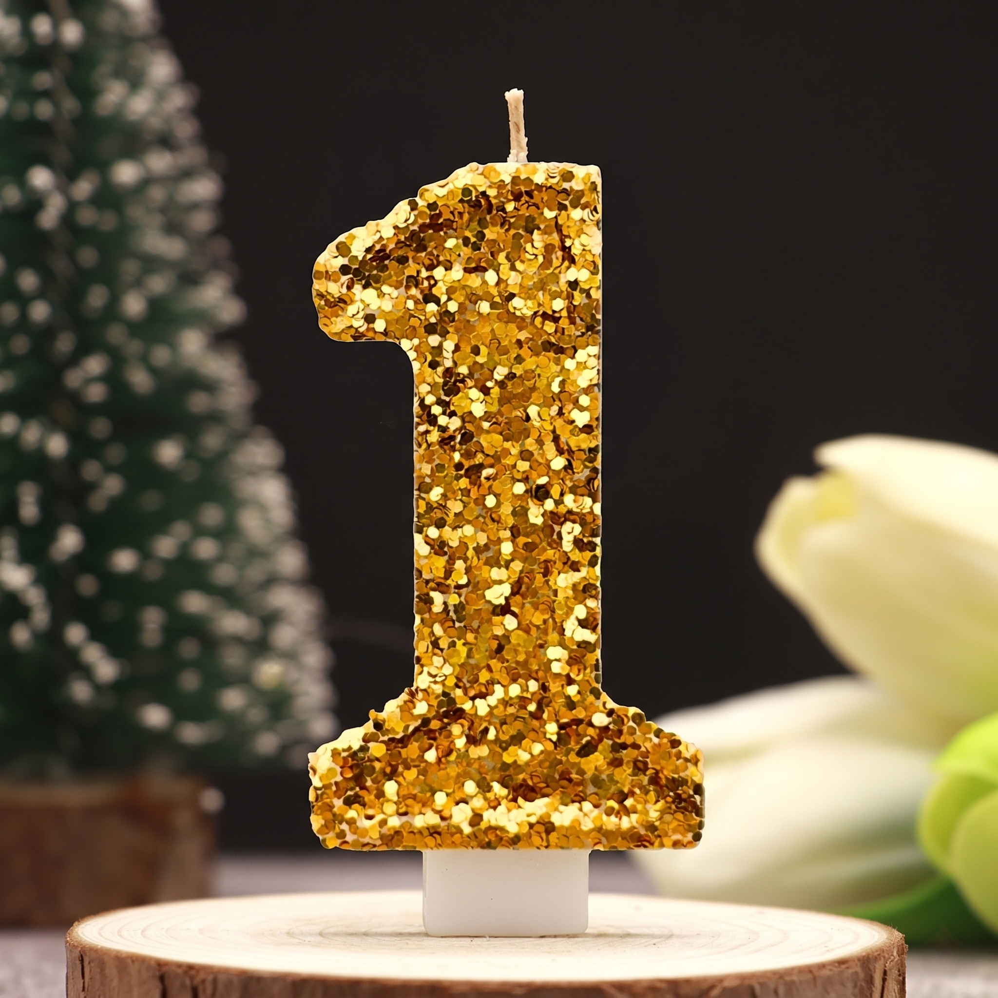 Digital Birthday Candle Gold C - Holiday Candle Set 리뷰 및 가격