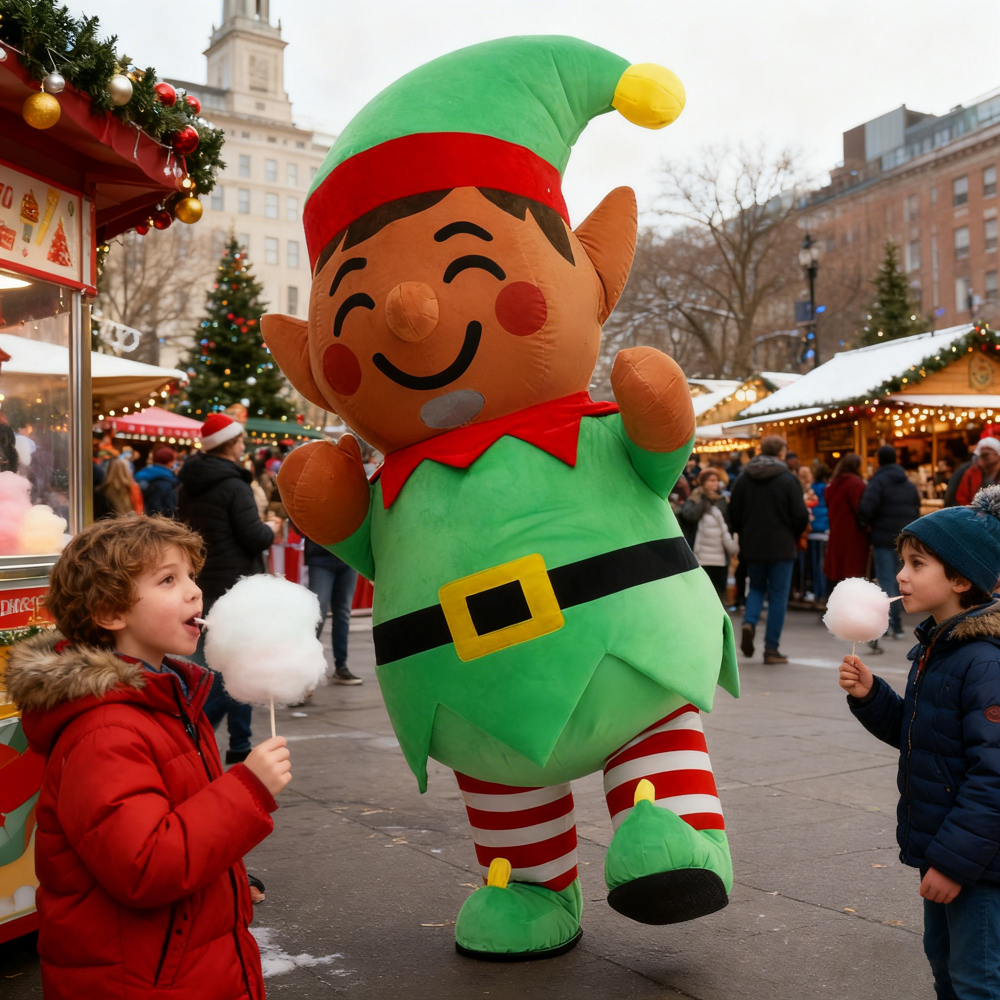 Inflatable Christmas Elf Plush - Elf Costume Christmas 리뷰 및 가격