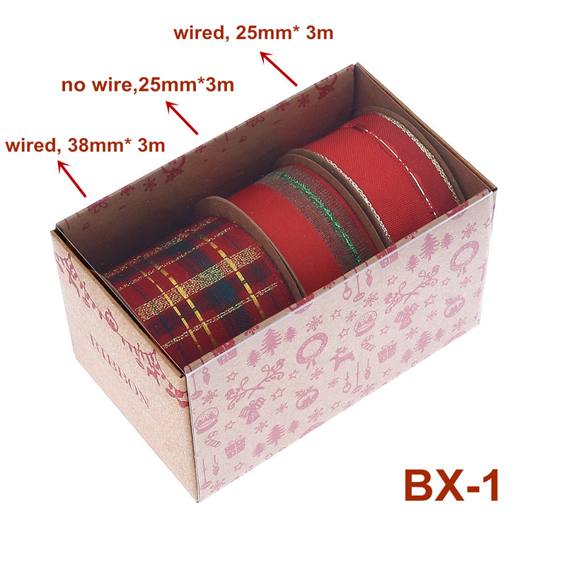 Christmas Ribbon Set Boxed Gif - Gift Box Wrap Set 리뷰 및 가격