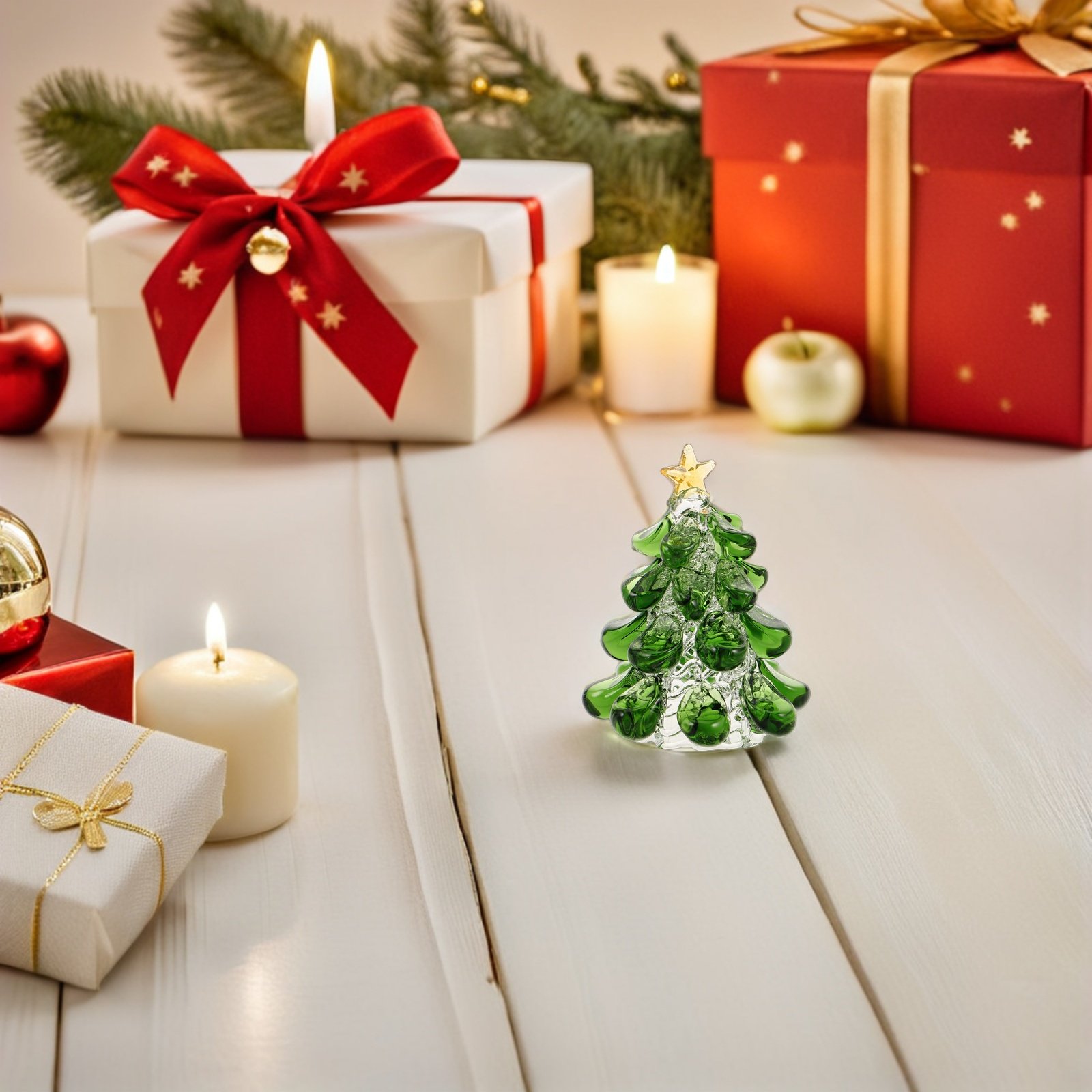 Crystal Christmas Tree Miniatu - Star Tree Topper 리뷰 및 가격