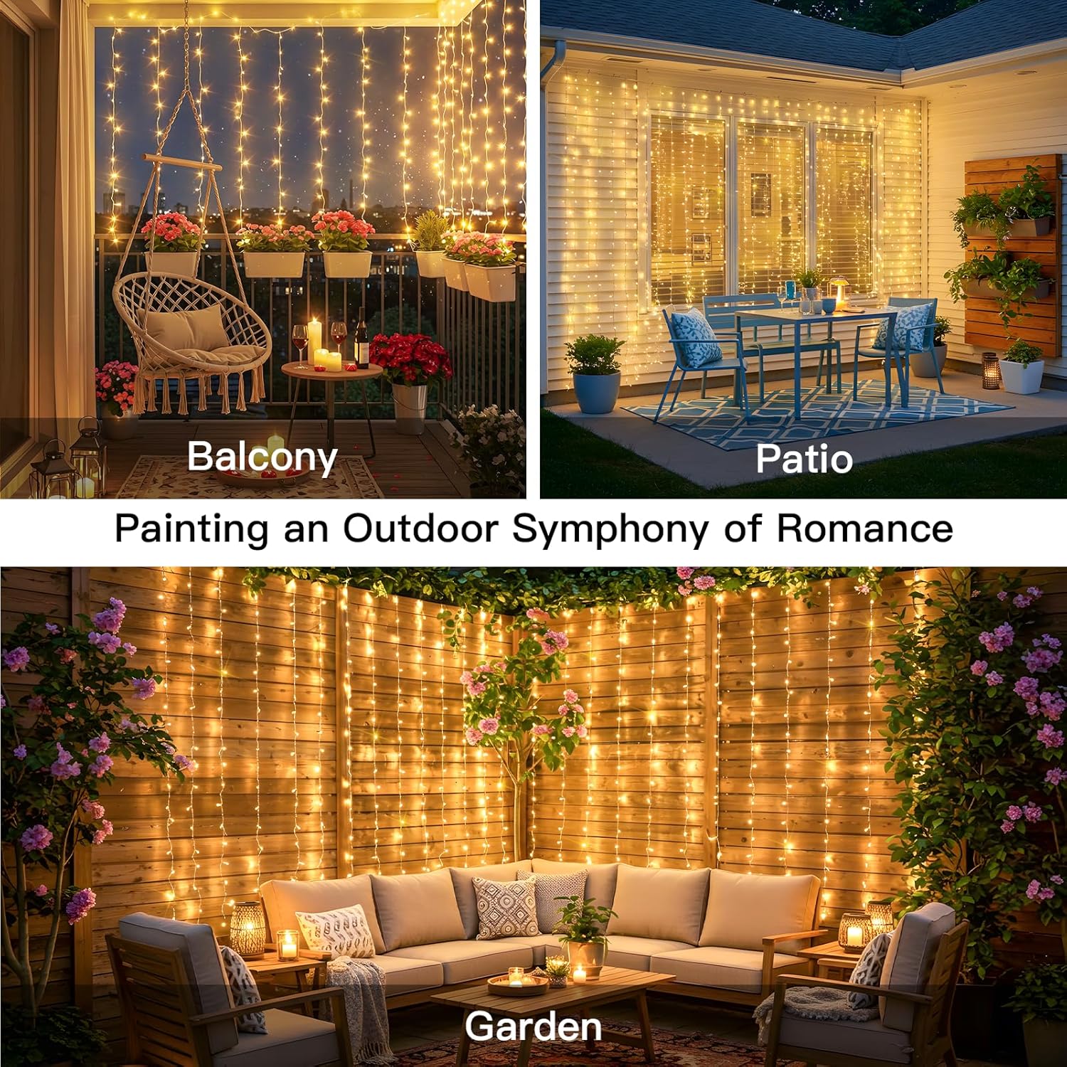 Curtain Lights For Bedroom 200 - Christmas Lights Outdoor 리뷰 및 가격