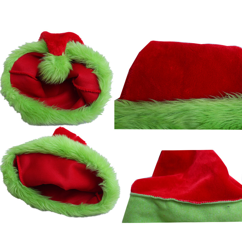 1pc, Santa Claus hat Christmas - Santa Hat Plush 리뷰 및 가격