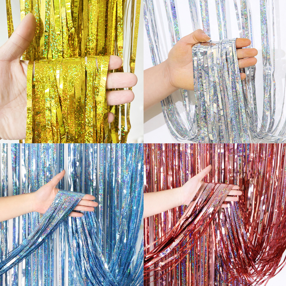 2M Glitter Pink Metallic Foil  - Tinsel Garland Decoration 리뷰 및 가격