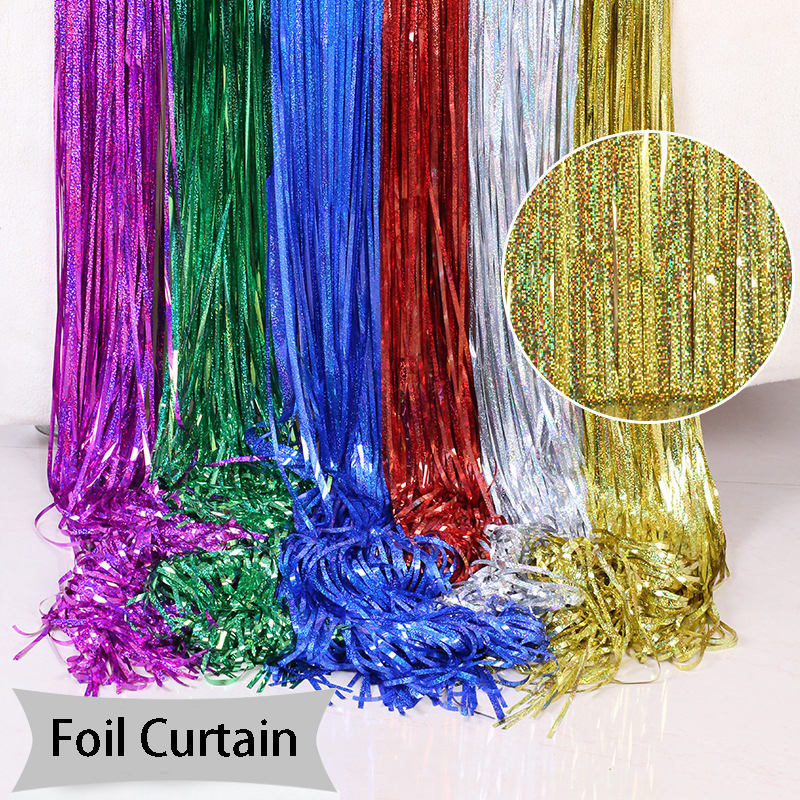 2M Glitter Pink Metallic Foil  - Tinsel Garland Decoration 리뷰 및 가격