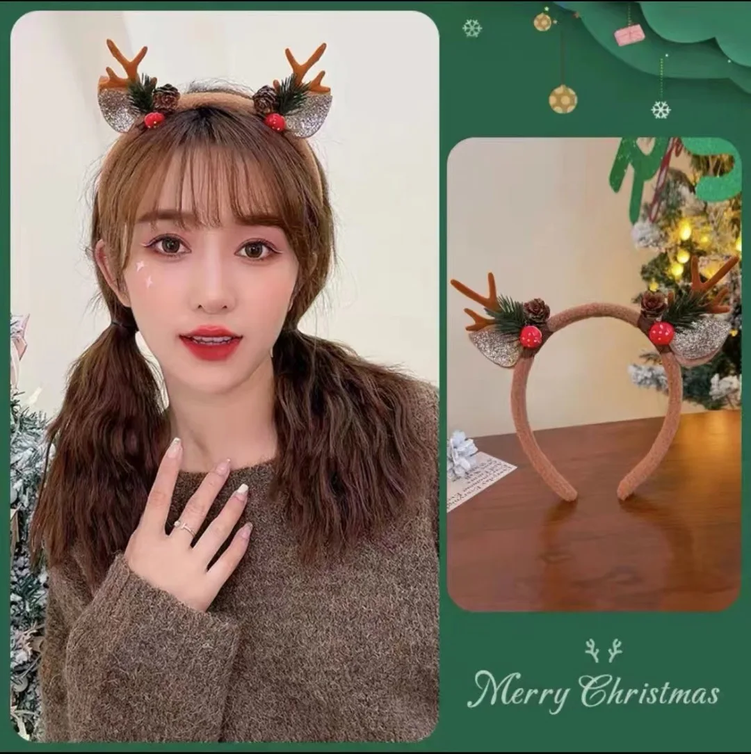 Christmas Headband Reindeer An - Reindeer Antlers Headband 리뷰 및 가격
