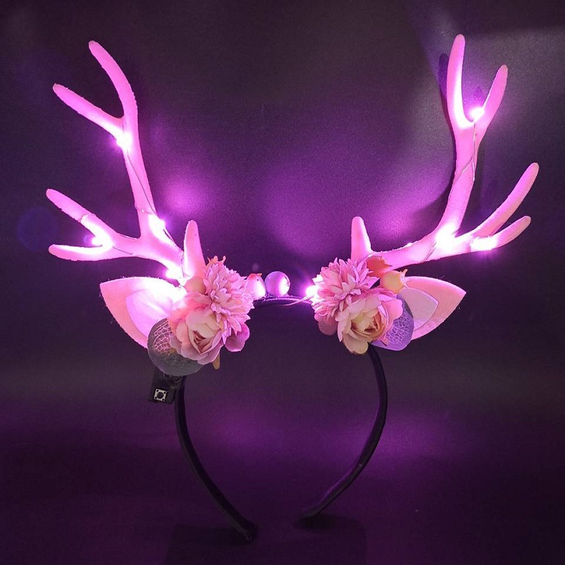 Reindeer Antlers Light up Head - Reindeer Antlers Headband 리뷰 및 가격