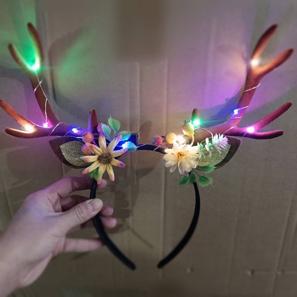 Reindeer Antlers Light up Head - Reindeer Antlers Headband 리뷰 및 가격