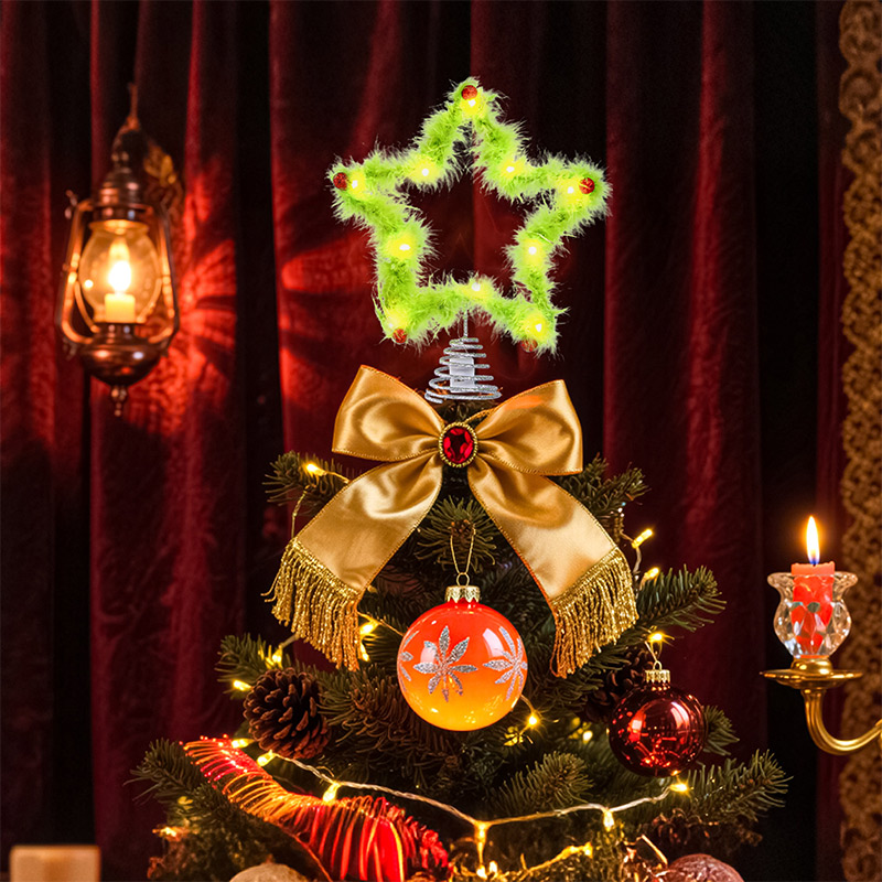Plush Five-pointed Star Twisty - Star Tree Topper 리뷰 및 가격