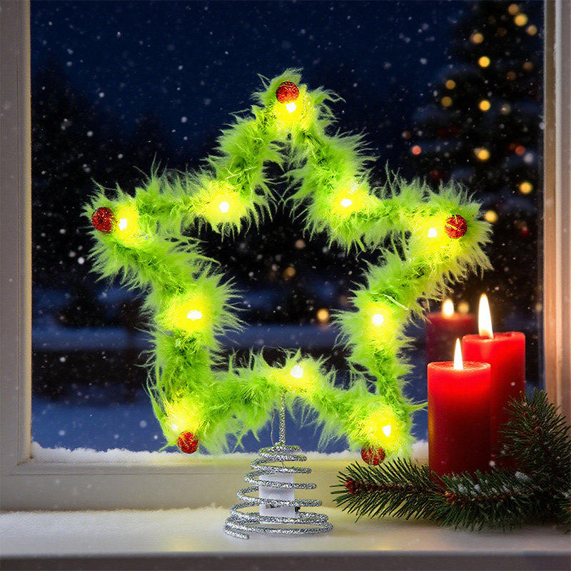 Plush Five-pointed Star Twisty - Star Tree Topper 리뷰 및 가격