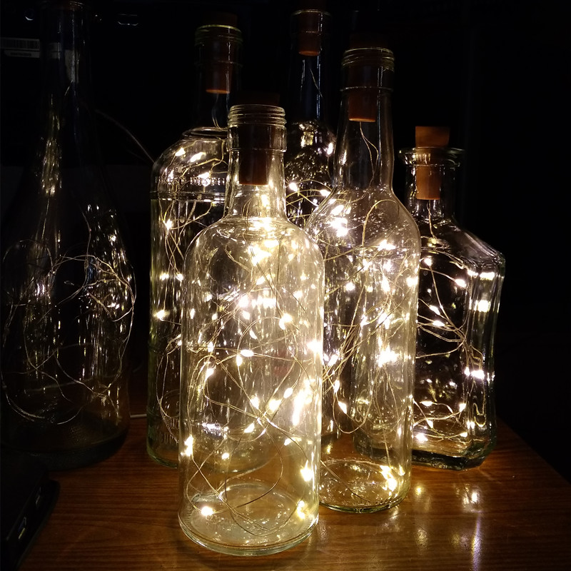 6pcs 20led Wine Bottle with Co - Led Fairy String Lights 리뷰 및 가격