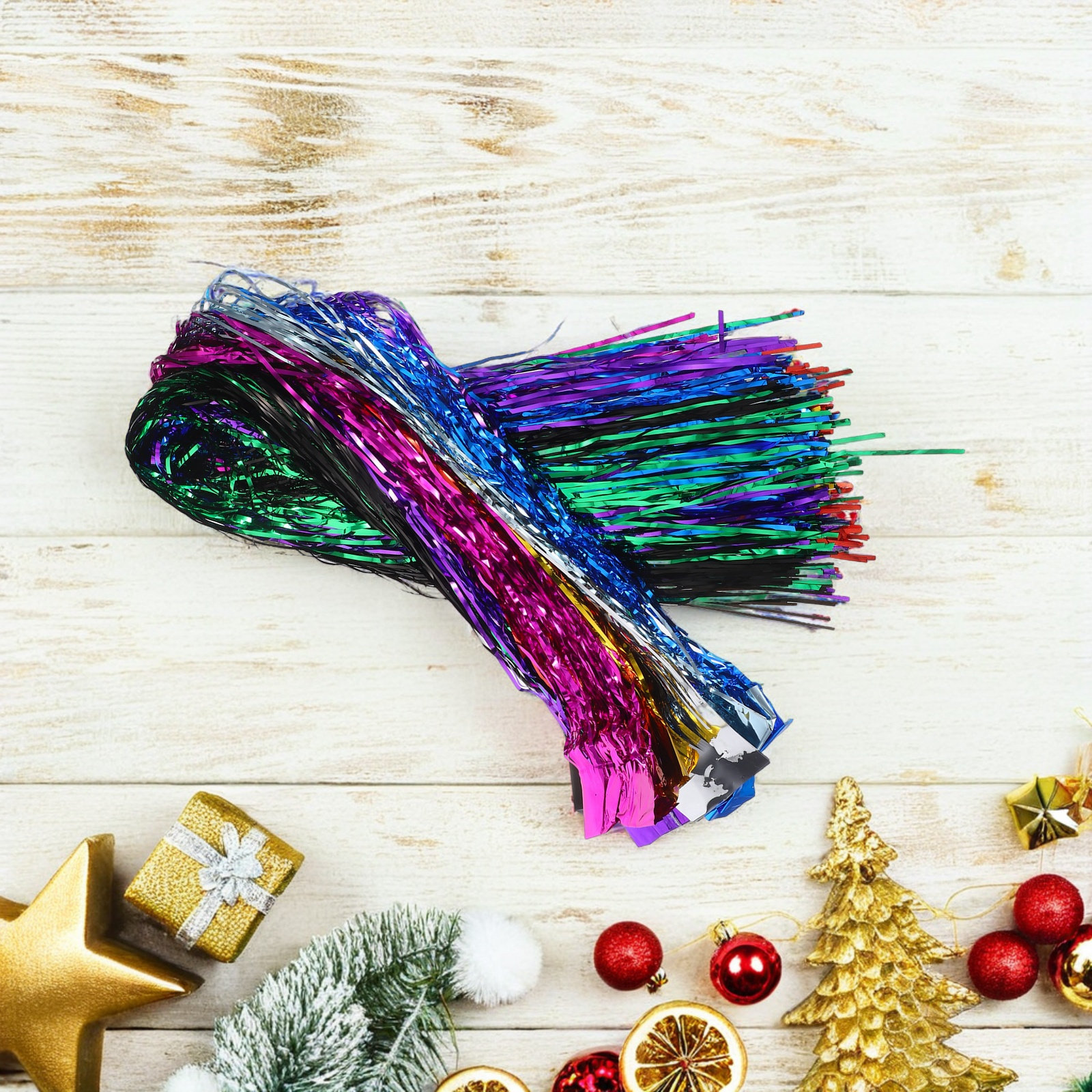 1Pack Christmas Tree Tinsel Ga - Tinsel Garland Decoration 리뷰 및 가격