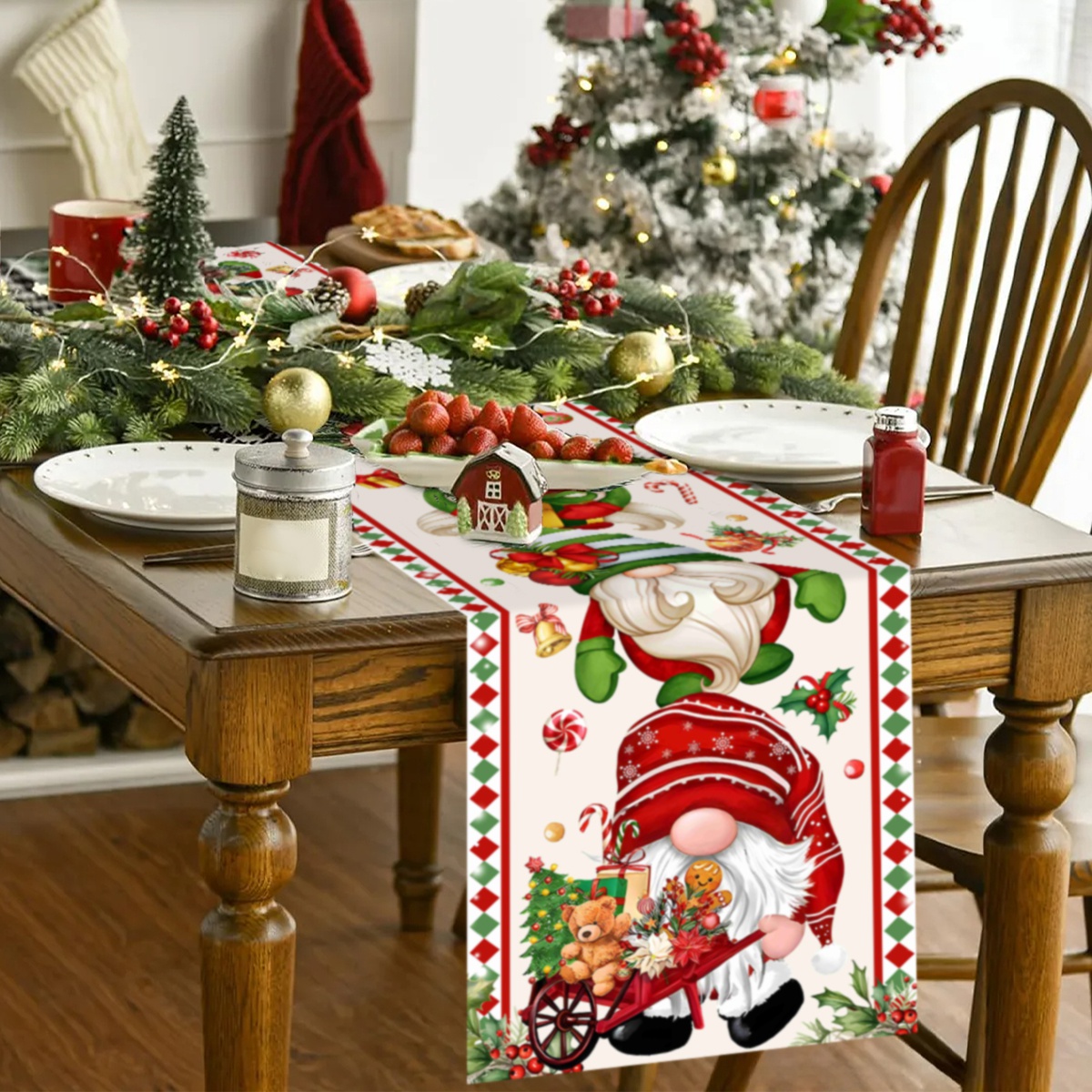 Christmas Table Runner Faceles - Christmas Table Runner 리뷰 및 가격