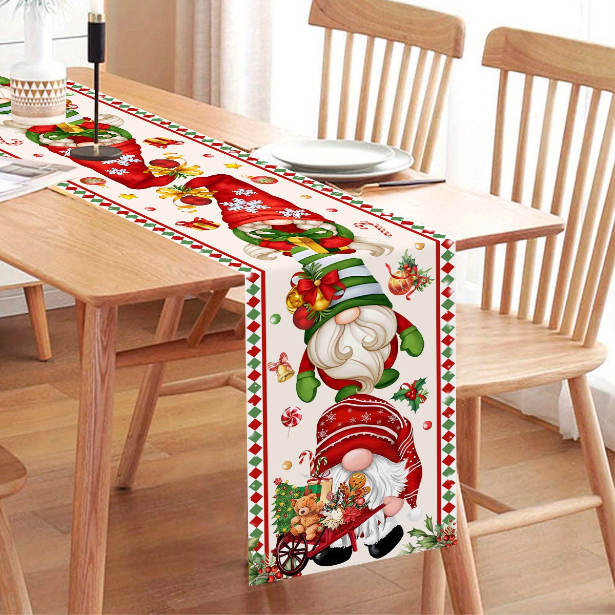 Christmas Table Runner Faceles - Christmas Table Runner 리뷰 및 가격