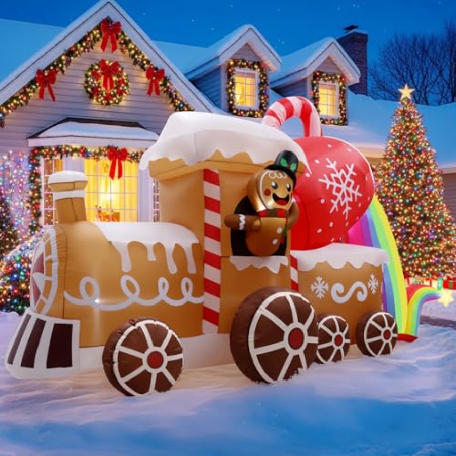10 Ft Long Christmas Inflatabl - Christmas Lights Outdoor 리뷰 및 가격