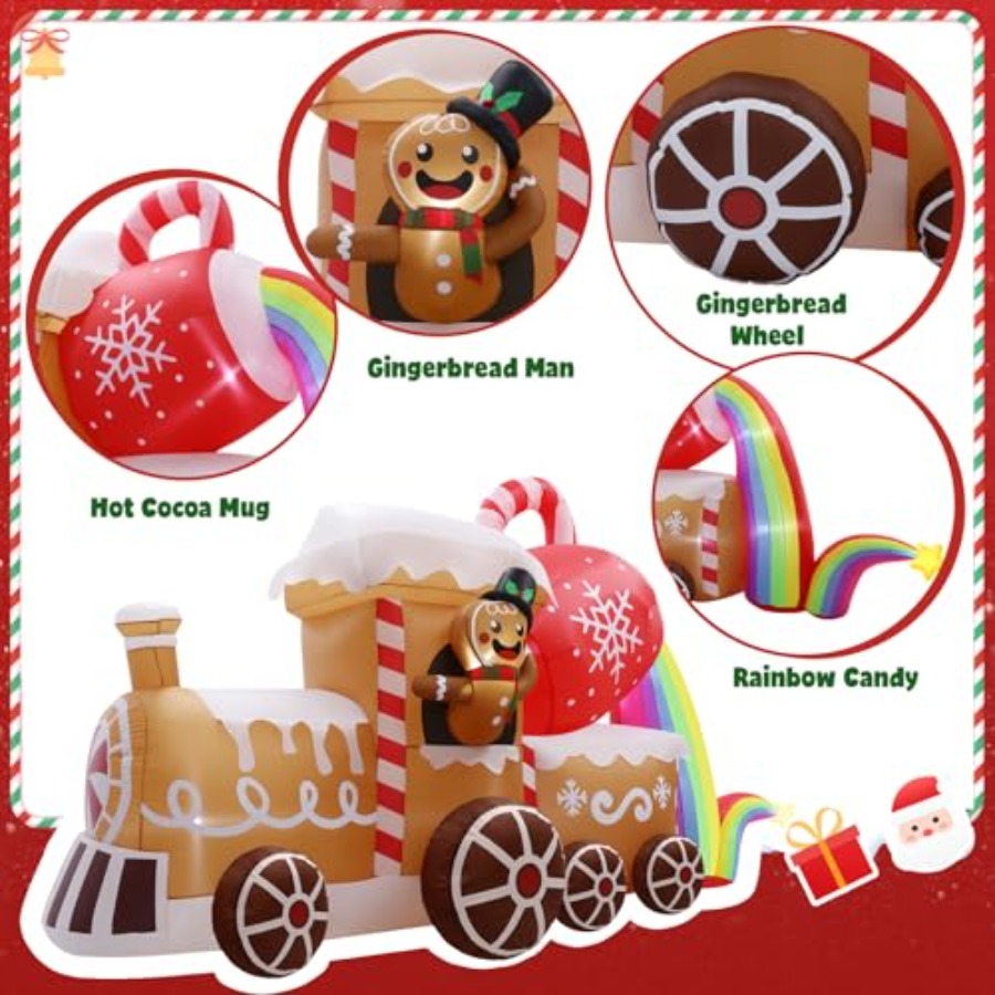 10 Ft Long Christmas Inflatabl - Christmas Lights Outdoor 리뷰 및 가격