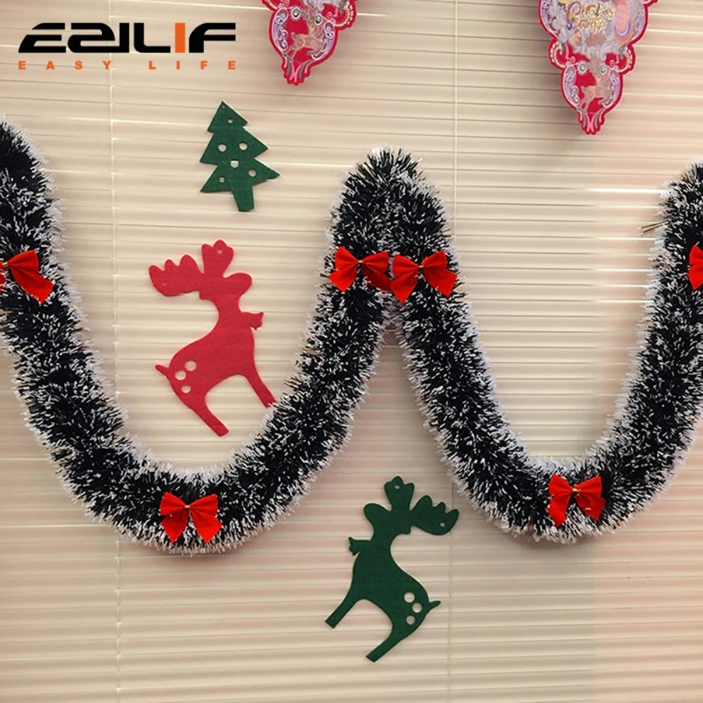 Christmas Tinsel Garland Artif - Led Fairy String Lights 리뷰 및 가격
