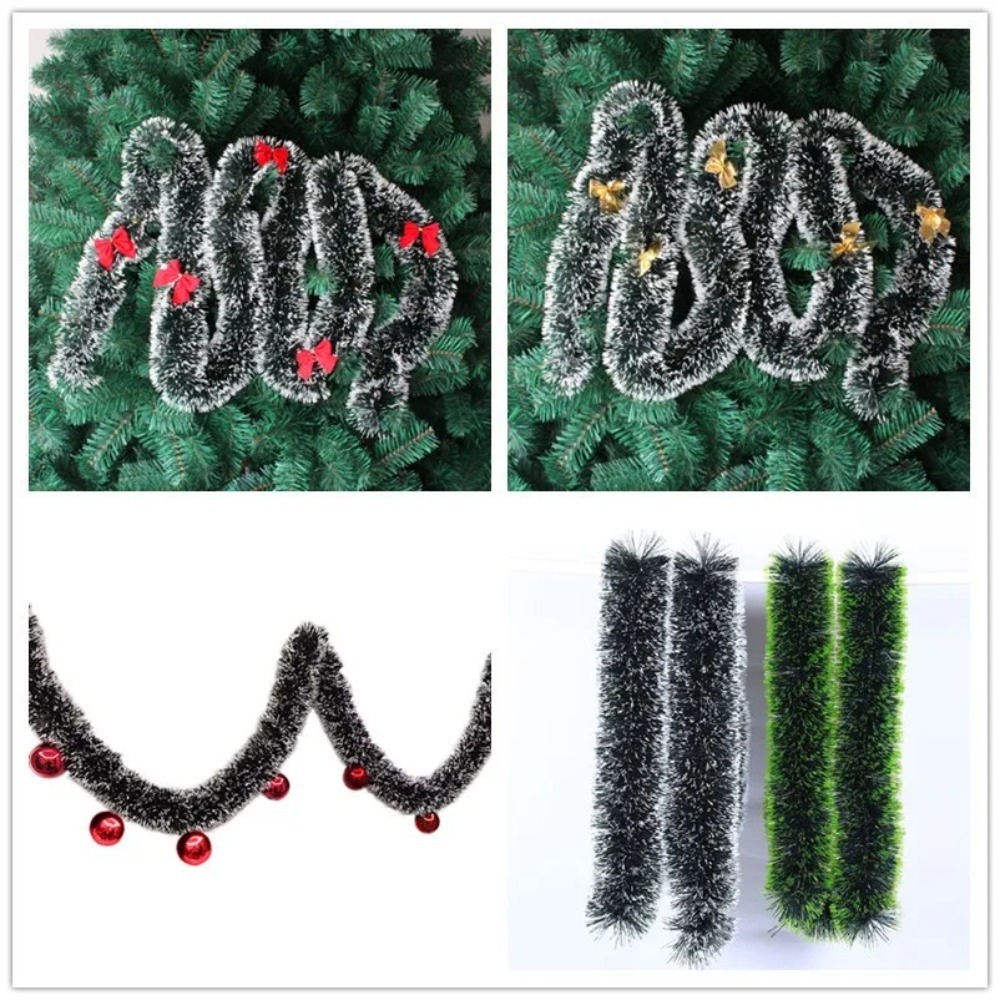 Christmas Tinsel Garland Artif - Led Fairy String Lights 리뷰 및 가격