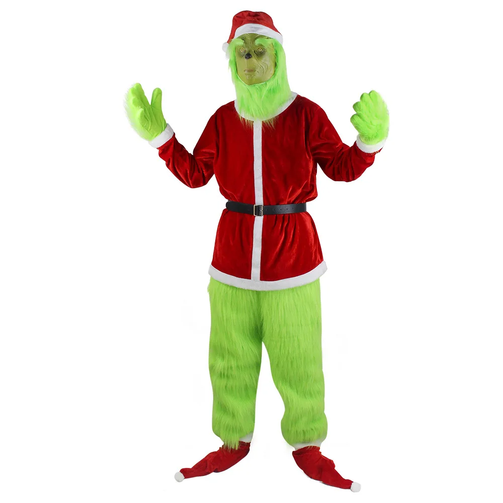 Merry Christmas Grinch Cosplay - Santa Hat Plush 리뷰 및 가격