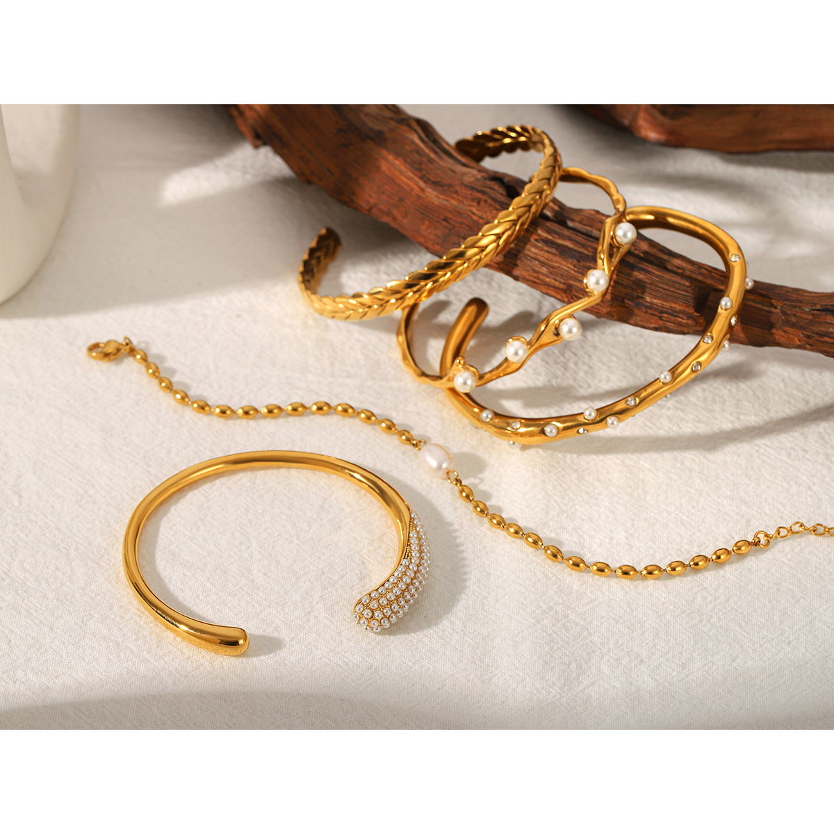 18K Gold Plated Stainless Stee - Gift Box Wrap Set 리뷰 및 가격