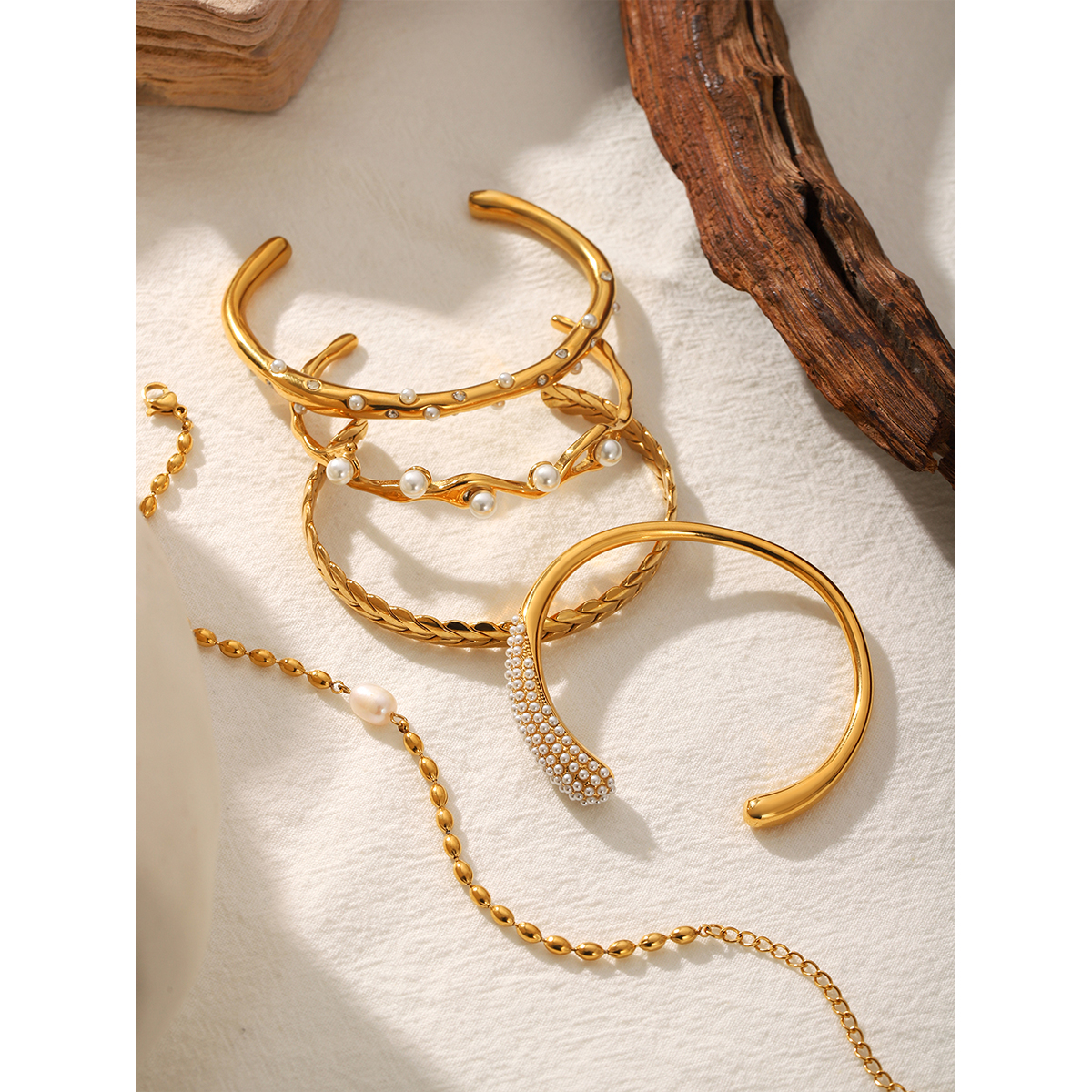 18K Gold Plated Stainless Stee - Gift Box Wrap Set 리뷰 및 가격