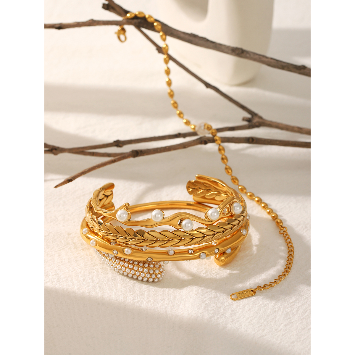 18K Gold Plated Stainless Stee - Gift Box Wrap Set 리뷰 및 가격