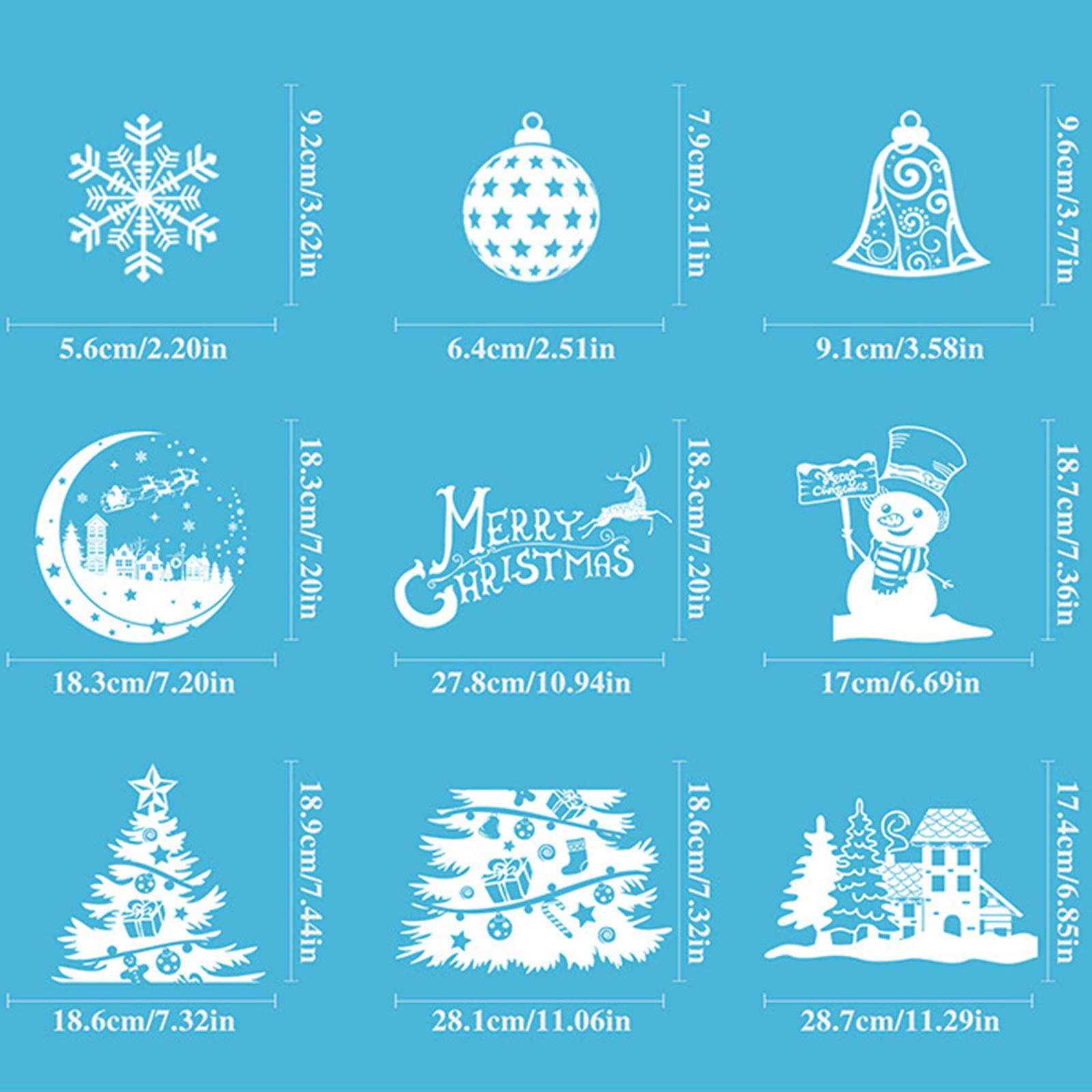Christmas Decoration Window St - Snowflake Window Decal 리뷰 및 가격