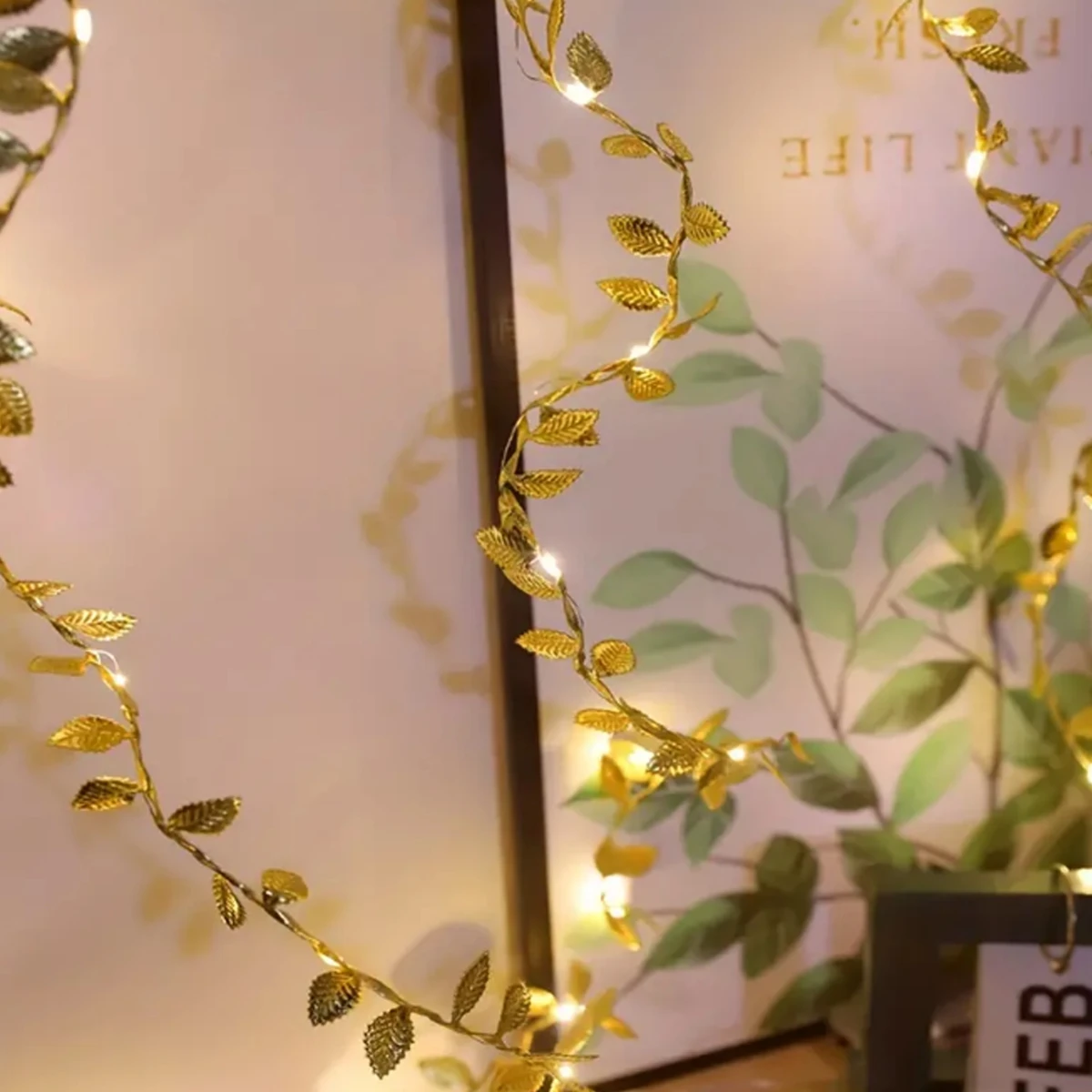 LED Golden Leaves String Light - Led Fairy String Lights 리뷰 및 가격