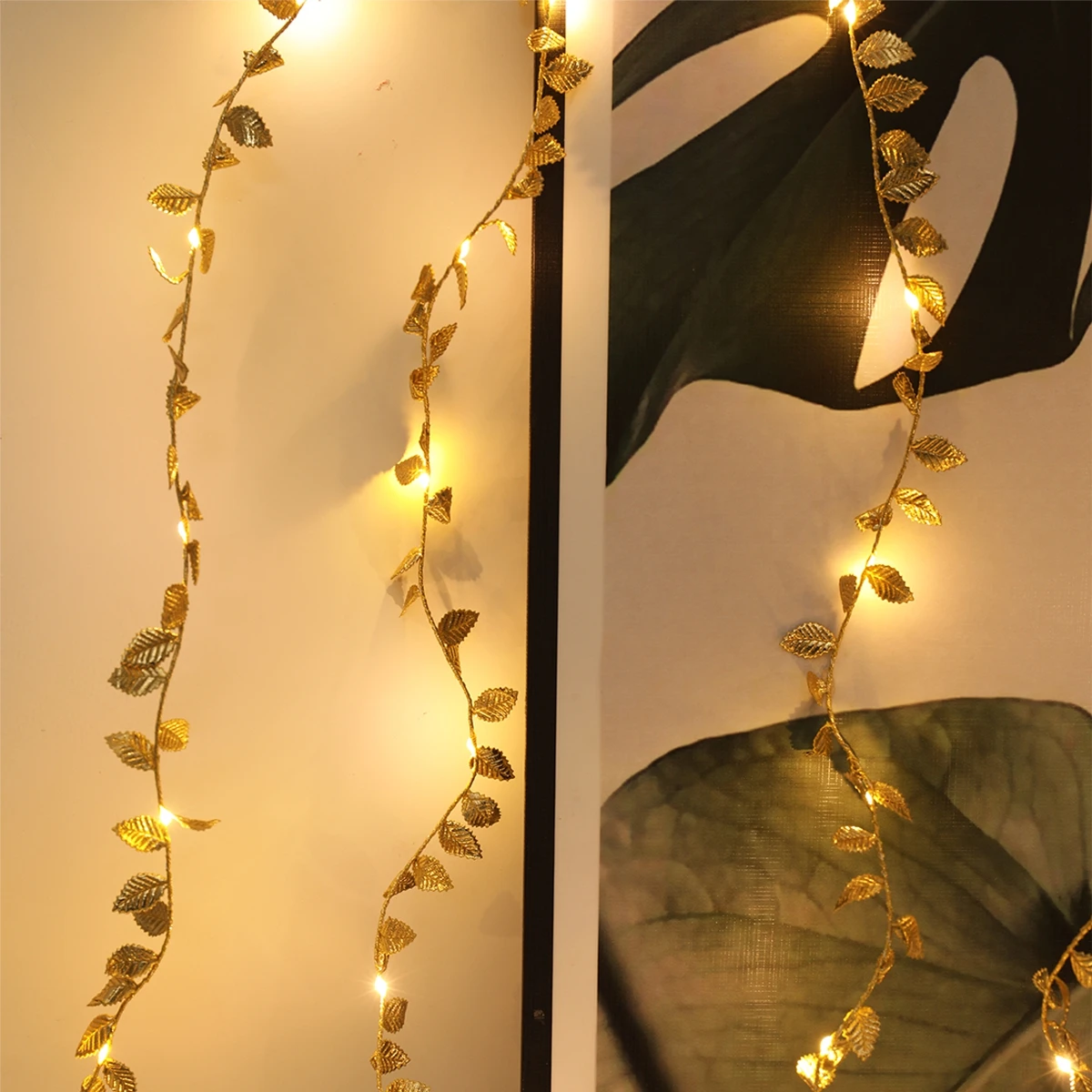 LED Golden Leaves String Light - Led Fairy String Lights 리뷰 및 가격
