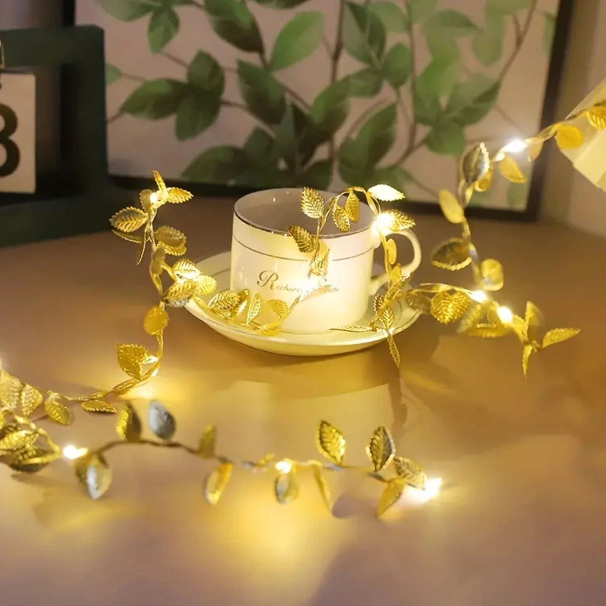 LED Golden Leaves String Light - Led Fairy String Lights 리뷰 및 가격