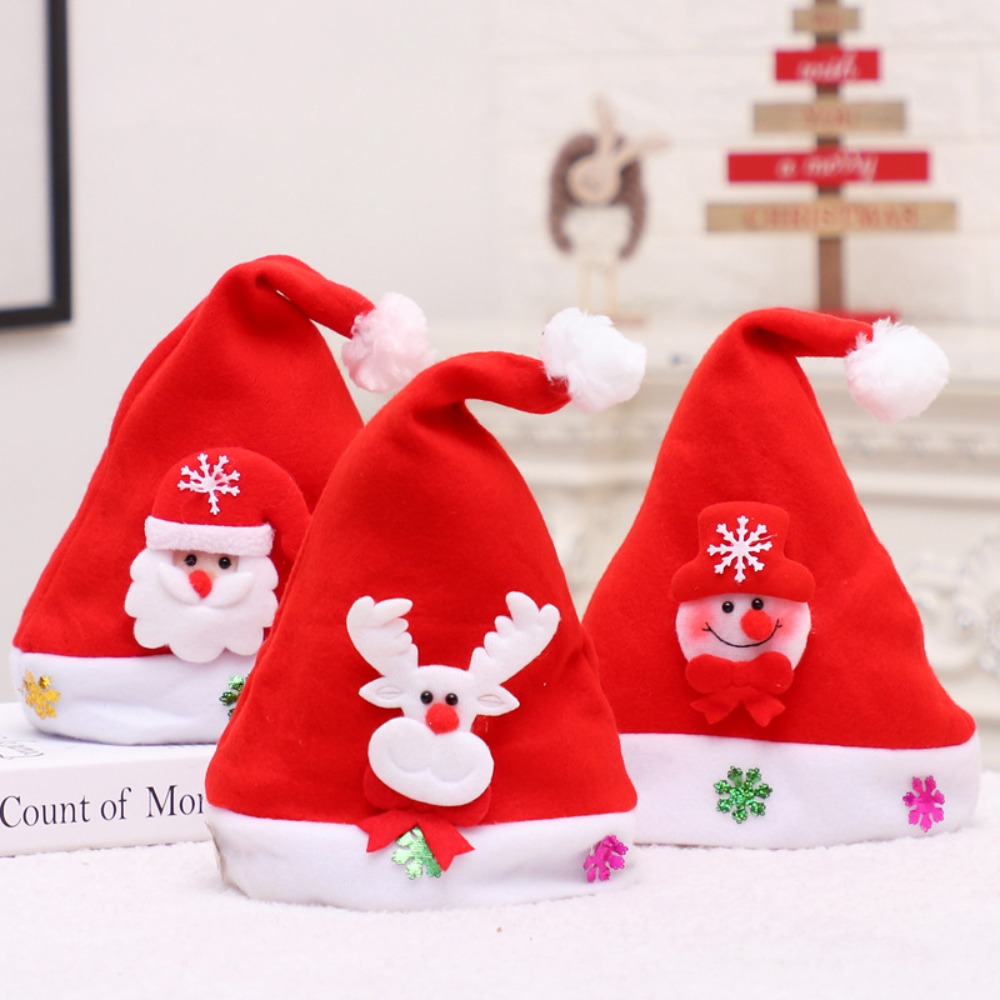 New Year Elk Santa Claus Cap N - Santa Hat Plush 리뷰 및 가격