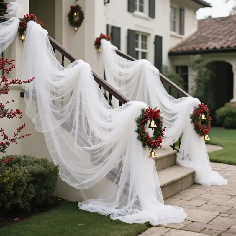 DIY Decoration Tulle Arch Drap - Christmas Table Runner 리뷰 및 가격