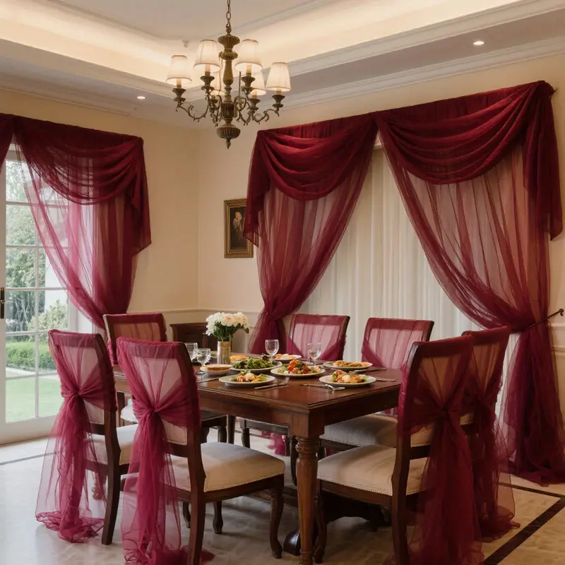 DIY Decoration Tulle Arch Drap - Christmas Table Runner 리뷰 및 가격