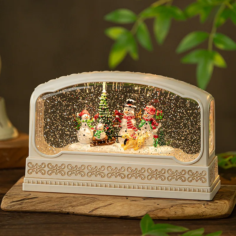 Rectangular Resin Snow Globe M - Snow Globe Musical 리뷰 및 가격
