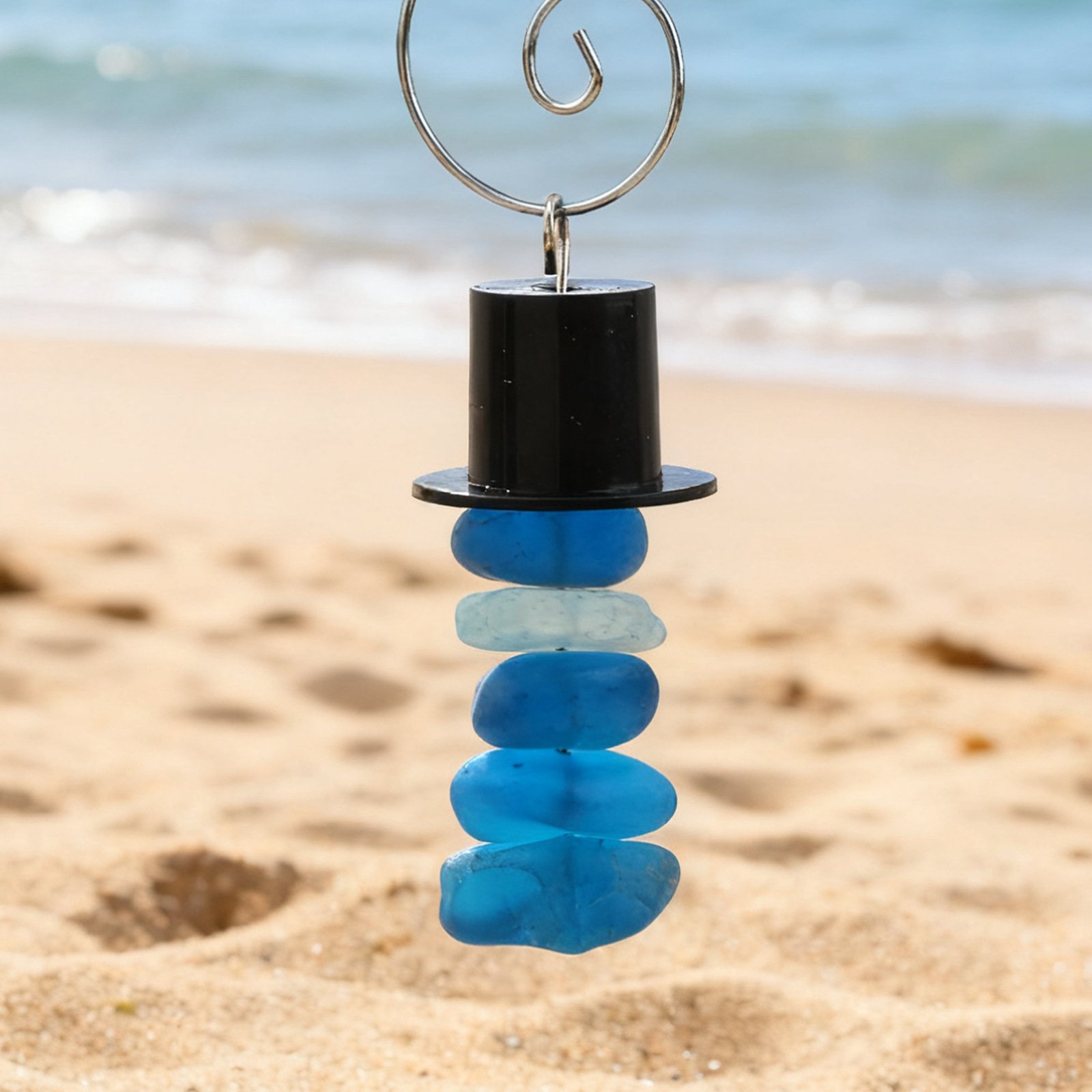 Christmas Sea Glass Ornaments  - Christmas Stocking Hanging 리뷰 및 가격