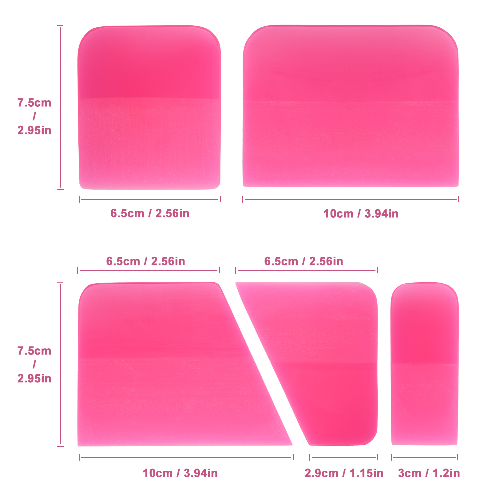 FOSHIO 5PCS Rubber Squeegee Se - Gift Box Wrap Set 리뷰 및 가격