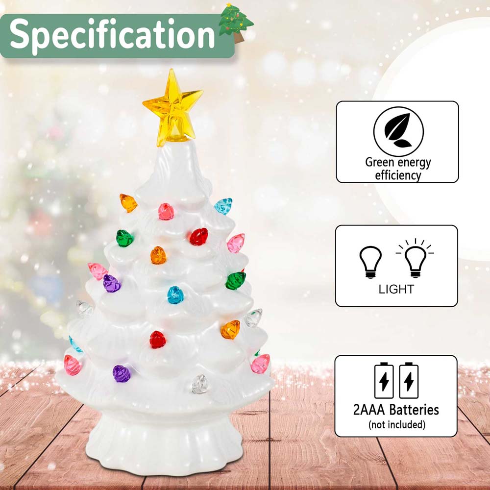 7 Inch Ceramic Christmas Villa - Star Tree Topper 리뷰 및 가격