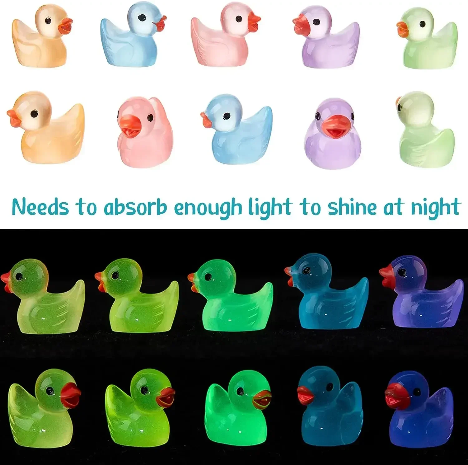 500-50pcs Luminous Mini Ducks  - Nutcracker Figurine 리뷰 및 가격